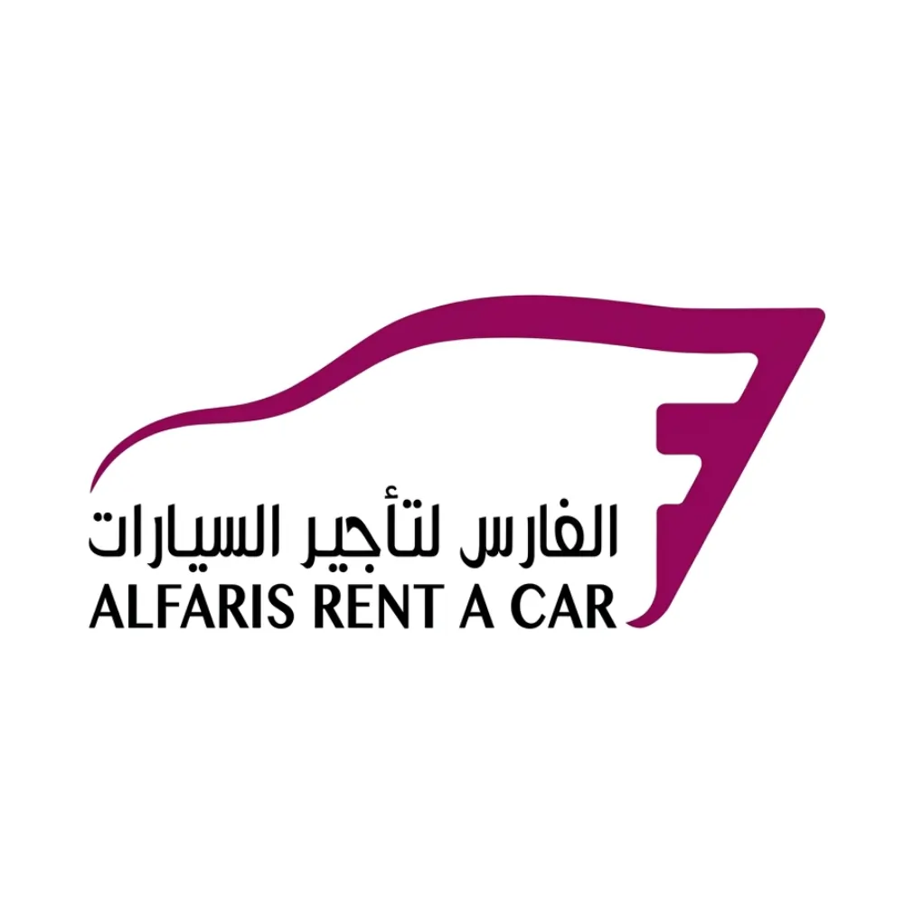 شعار شركة الفارس لتأجير السيارات